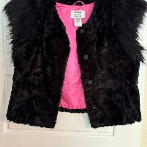 Skaist Taylor Black Faux Fur Women’s Vest